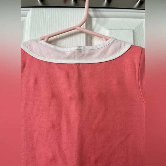 J Crew crewcuts size 5 coral t shirt dress with tassels, NWT - Picture 9 of 9